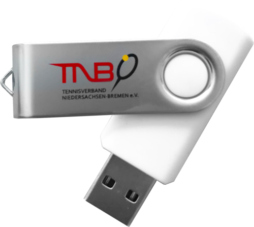 TNB-USB-Stick weiß
